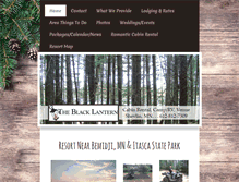 Tablet Screenshot of blacklanternretreat.com